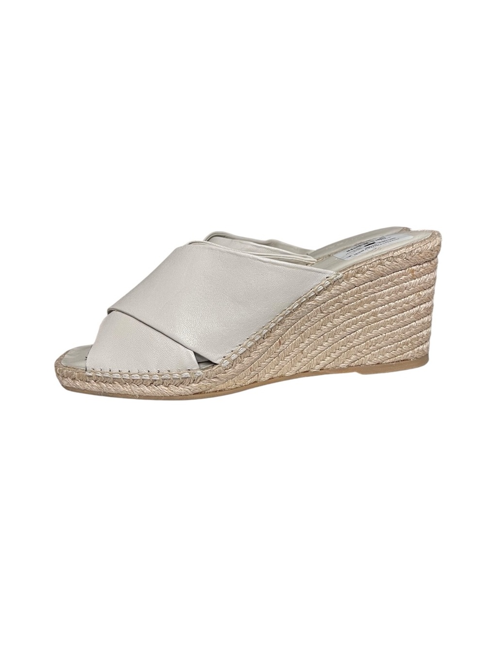 🌻NEW w/tag Vince Gaelan Wedge Espadrille Sandals Leather Peep Toe Jute Size 11